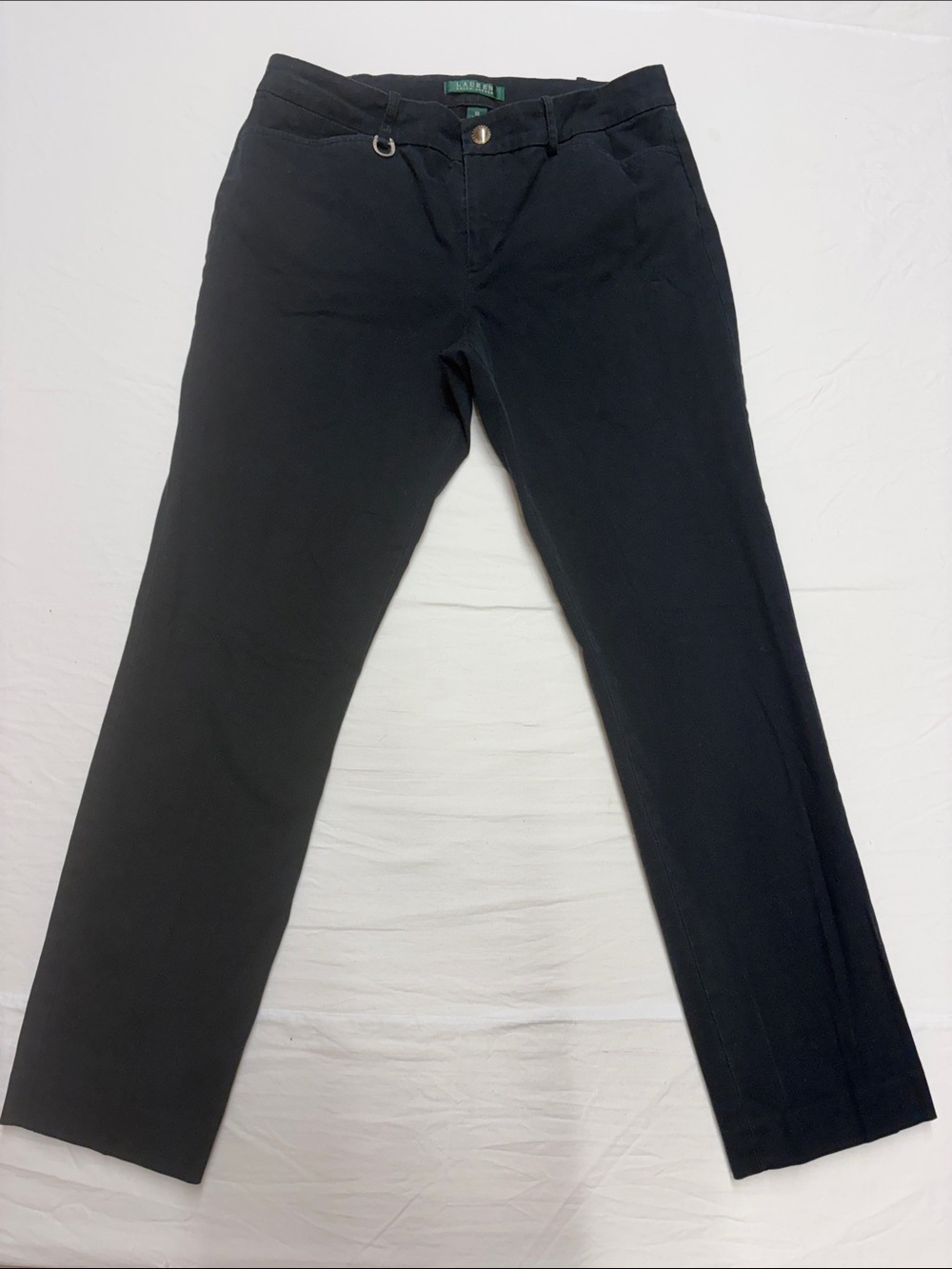 Lauren Ralph Lauren Double faced stretch Cotton Women's Pants size 10